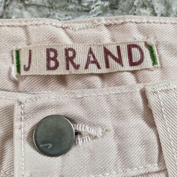 J Brand Womens Shorts 27 x 2.5 Pink Cut Off Distressed Raw Hem Mid Rise Frayed - Picture 4 of 8
